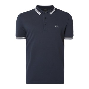 Koszulka polo z detalami w kontrastowym kolorze model 'Paddy'