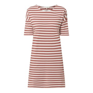 Sukienka z dzianiny dresowej w paski
