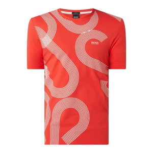 T-shirt o kroju slim fit ze wzorem z logo model ‘Tee 7’