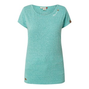 T-shirt z dodatkiem wiskozy model ‘Mint’