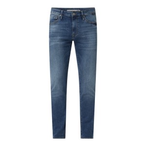 Jeansy o kroju skinny fit z dodatkiem streczu model ‘James’