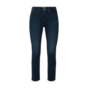 Jeansy w dekatyzowanym stylu o kroju slim fit
