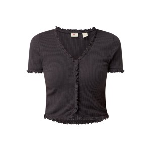 Bluzka krótka z listwą guzikową