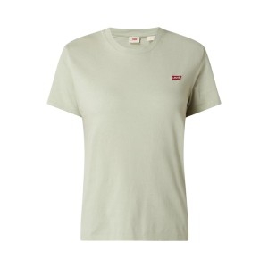 T-shirt z wyhaftowanym logo