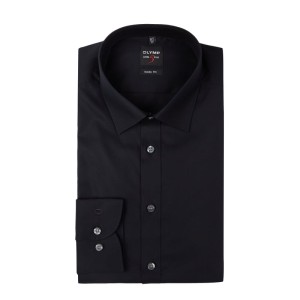 Koszula biznesowa o kroju slim fit z popeliny z bardzo długim rękawem