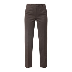 Spodnie materiałowe o kroju slim fit z dodatkiem streczu model ‘Annika’