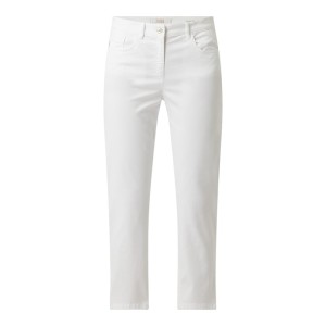 Jeansy capri o kroju slim fit z dodatkiem streczu model ‘Cora’