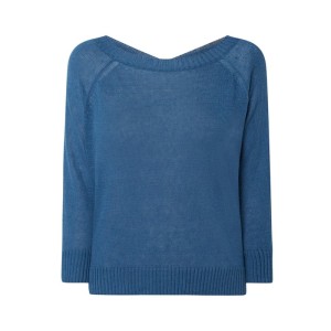 Sweter z lnu model ‘Turku’