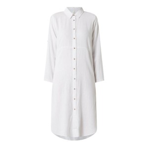 Sukienka koszulowa z mieszanki lnu i wiskozy