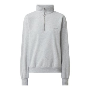 Bluza z kołnierzem z dzianiny dresowej