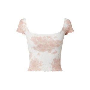 T-shirt z prążkowaną fakturą