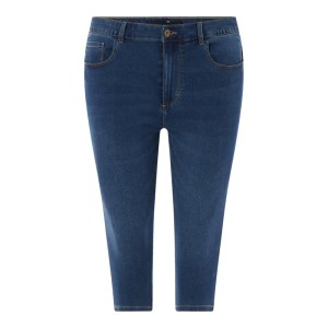 Jeansy capri PLUS SIZE o kroju skinny fit z dodatkiem streczu model ‘Augusta’