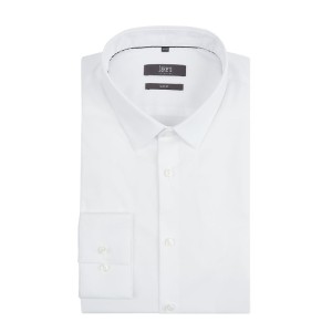 Koszula biznesowa o kroju slim fit z popeliny