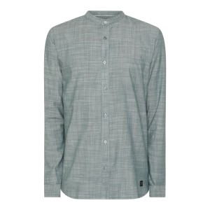Koszula casualowa o kroju regular fit z batystu model ‘Grandad’