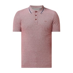 Koszulka polo o kroju slim fit z dodatkiem wiskozy