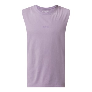 Top z bawełny z wycięciem