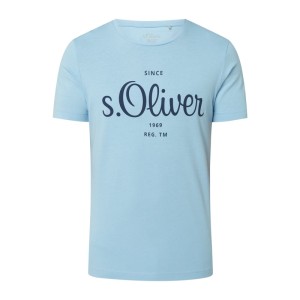 T-shirt o kroju regular fit z nadrukiem z logo