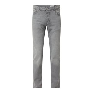 Jeansy o kroju slim fit z dodatkiem streczu