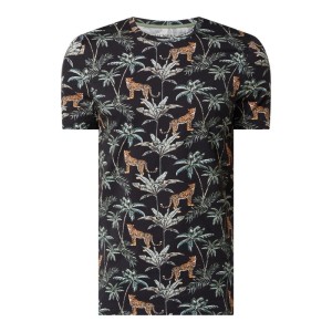 T-shirt ze wzorem na całej powierzchni