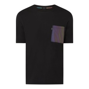 T-shirt o kroju relaxed fit z kieszenią na piersi model ‘Tenorth’
