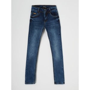Jeansy o kroju slim fit z dodatkiem streczu