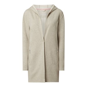 Długi żakiet z kapturem