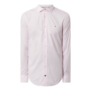 Koszula biznesowa o kroju slim fit z bawełny — łatwa w prasowaniu