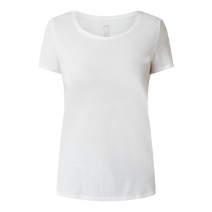 T-shirt z mieszanki bawełny i modalu