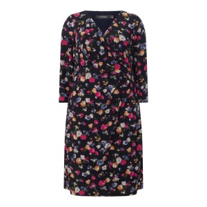 Sukienka PLUS SIZE z kwiatowym wzorem model ‘Cleora’