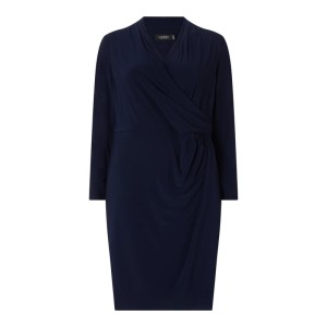 Sukienka PLUS SIZE z drapowaniem model ‘Faria’