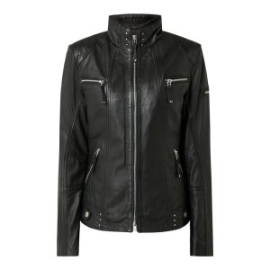 Kurtka skórzana w stylu Biker