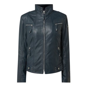 Kurtka skórzana w stylu Biker