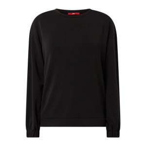 Bluza z dzianiny dresowej z mieszanki modalu