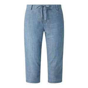 Spodnie capri z bawełny model ‘Louisa’