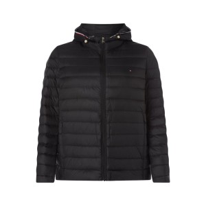 Lekka kurtka puchowa PLUS SIZE z odpinanym kapturem