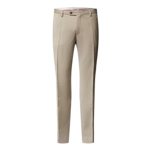 Spodnie do garnituru o kroju slim fit z żywej wełny YOUR OWN PARTY by CG – CLUB of GENTS