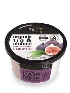 MASKA DO WŁOSÓW NABŁYSZCZAJĄCA GRECKA FIGA 250 ML, ORGANIC SHOP