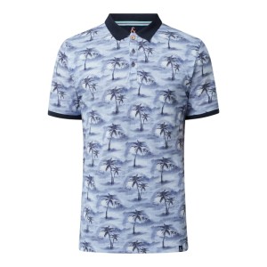 Koszulka polo we wzory na całej powierzchni