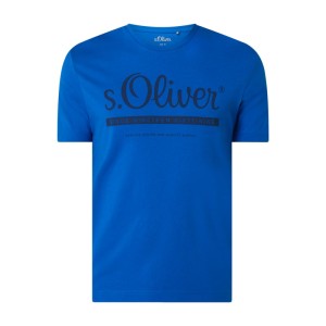 T-shirt o kroju regular fit z bawełny