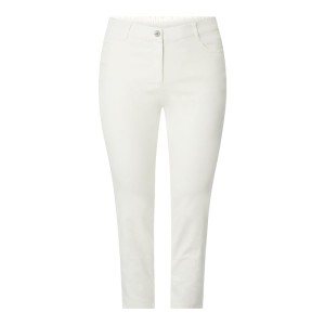 Jeansy skrócone PLUS SIZE z dodatkiem streczu