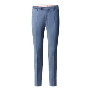 Spodnie do garnituru o kroju slim fit z żywej wełny YOUR OWN PARTY by CG – CLUB of GENTS