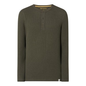 Koszulka serafino z prążkowaną fakturą model ‘Lorel’