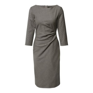 Sukienka midi ze wzorem w pepitkę