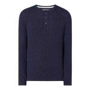 Koszulka serafino z prążkowaną fakturą model ‘Lorel’