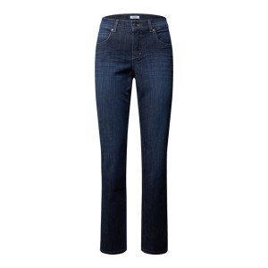 Jeansy o kroju regular fit z naszywką z logo