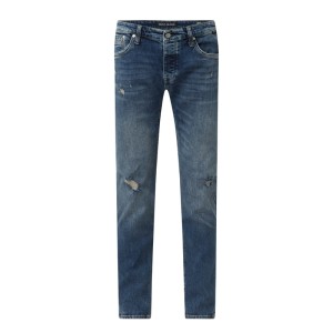 Jeansy o kroju slim skinny fit z dodatkiem streczu model ‘Yves’