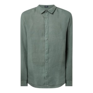 Koszula lniana o kroju regular fit