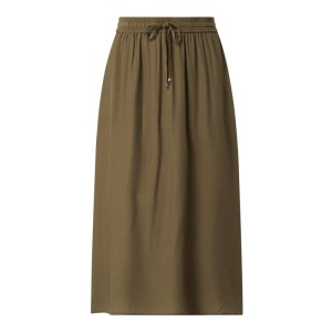 Spódnica midi z wpuszczanymi kieszeniami