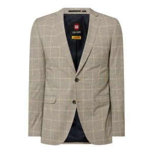 Marynarka na 2 guziki o kroju slim fit z wzorem w pepitkę model ‘Colvin’