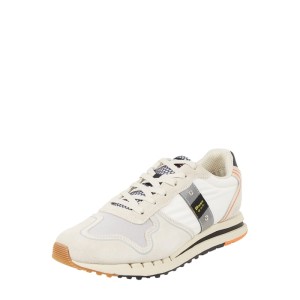 Sneakersy ze skóry welurowej i tkaniny model ‘Quartz’